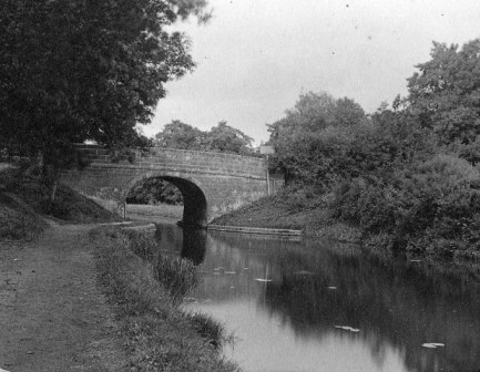 Canal and bridge at Meretown near Moss Pool.