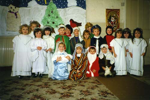 Wellington Road Playgroup nativity play and Christmas party.