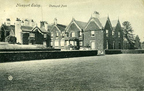 Chetwynd Park hall near Newport.