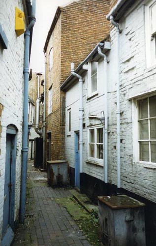 The Gullett, between Middle Row and St Mary Street.