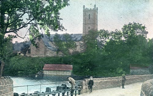 Tibberton Church and village.