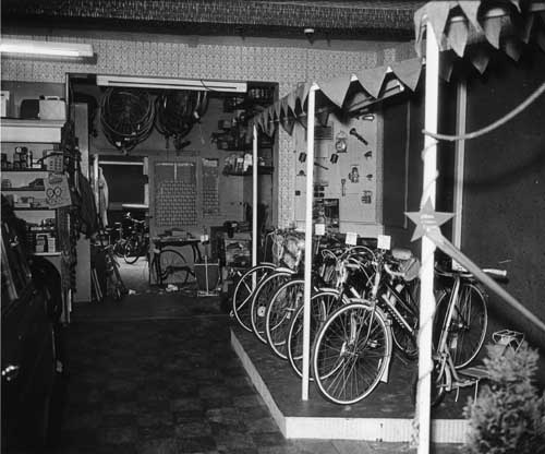 Bike and scooter showroom at 73 High Street.