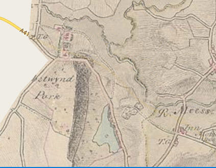 Early Ordnance Survey drawing of Newport area.