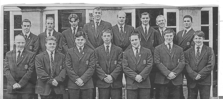 Adams grammar School Rugby team in 1996.