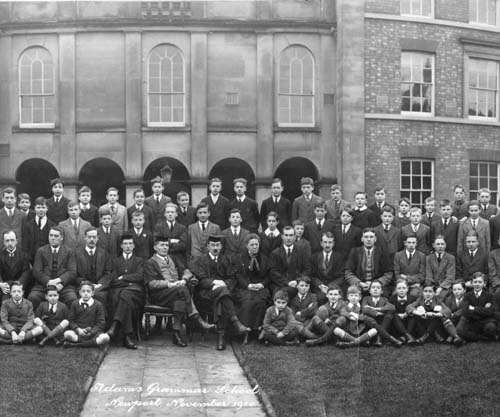 Adams Grammar School pupils 1920.