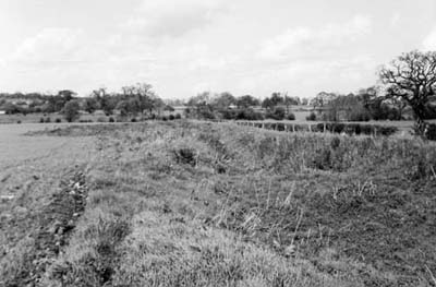 Site of locks and basin on canal south of Pitchcroft.