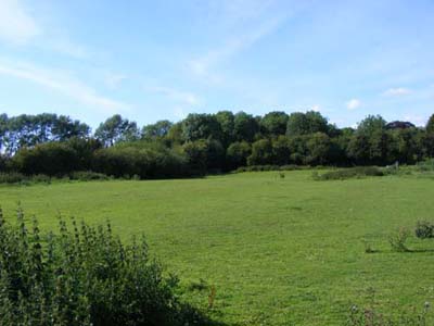 View of part of 'Black Butts' field, looking to the north west from the area nea...