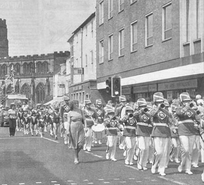 Newport Carnival procession.